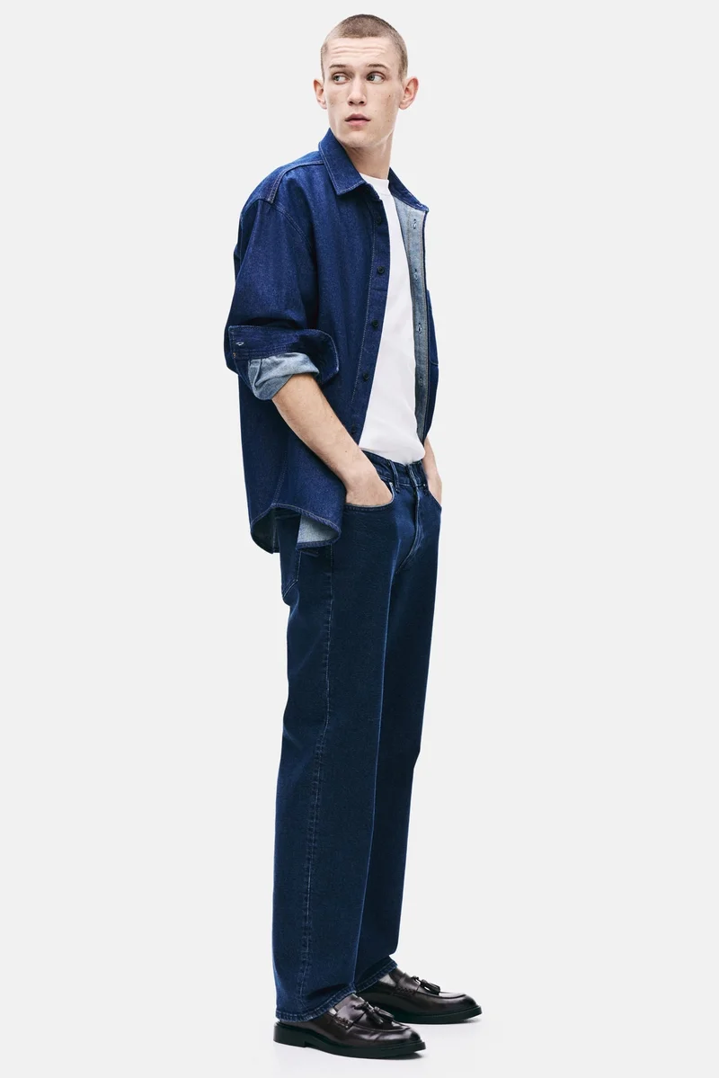 H&M  Straight Regular Jeans for Men | Best Price UAE